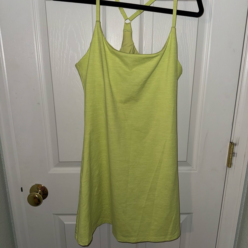 Outdoor Voices Neon Yellow athletic dress